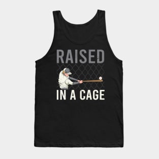 Raised In a Cage Baseball Tank Top